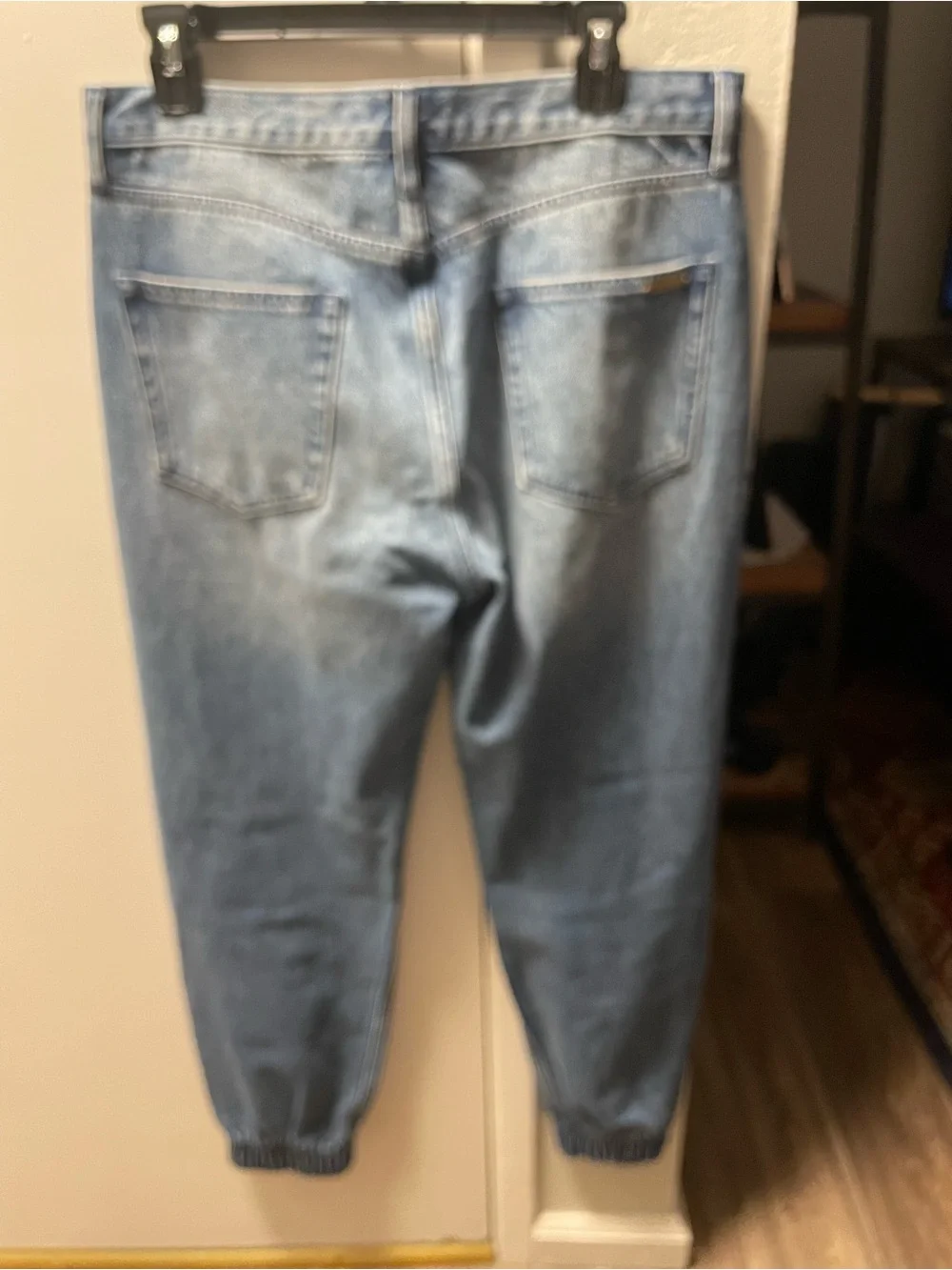 Michael Kors Light Blue Boyfriend Denim Joggers